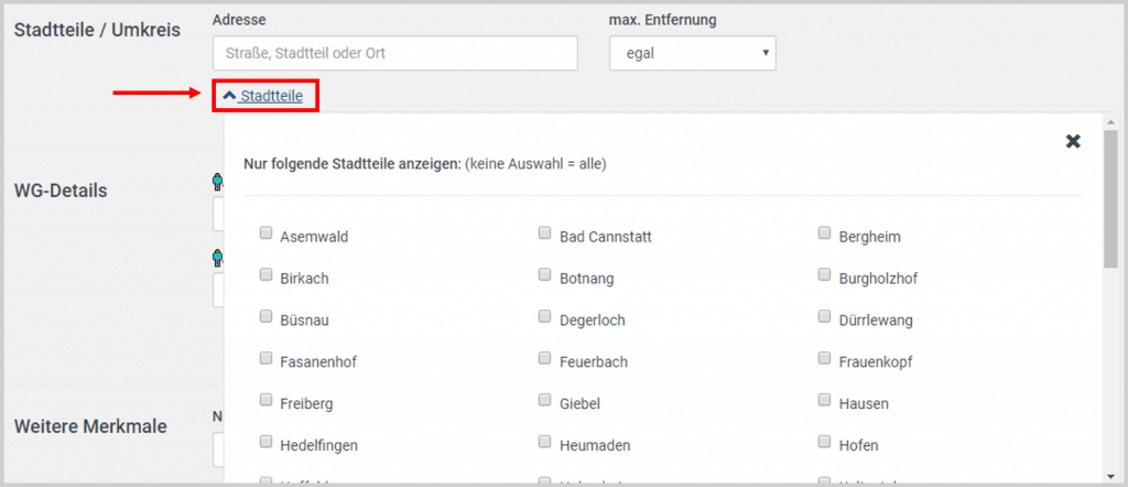 WG-Gesucht Smart Settings