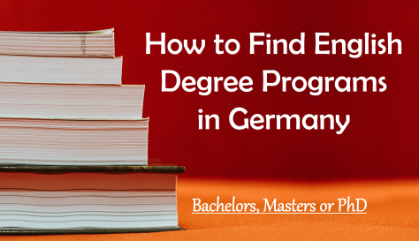 How to Find an English Degree Program in Germany